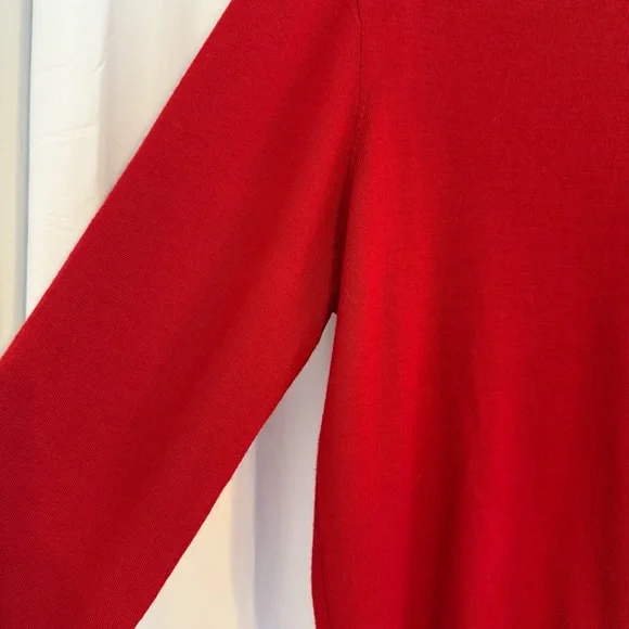 Polo Ralph Lauren Merino Wool V-Neck Sweater Red Men’s XXL Slim Fit - Picture 9 of 12